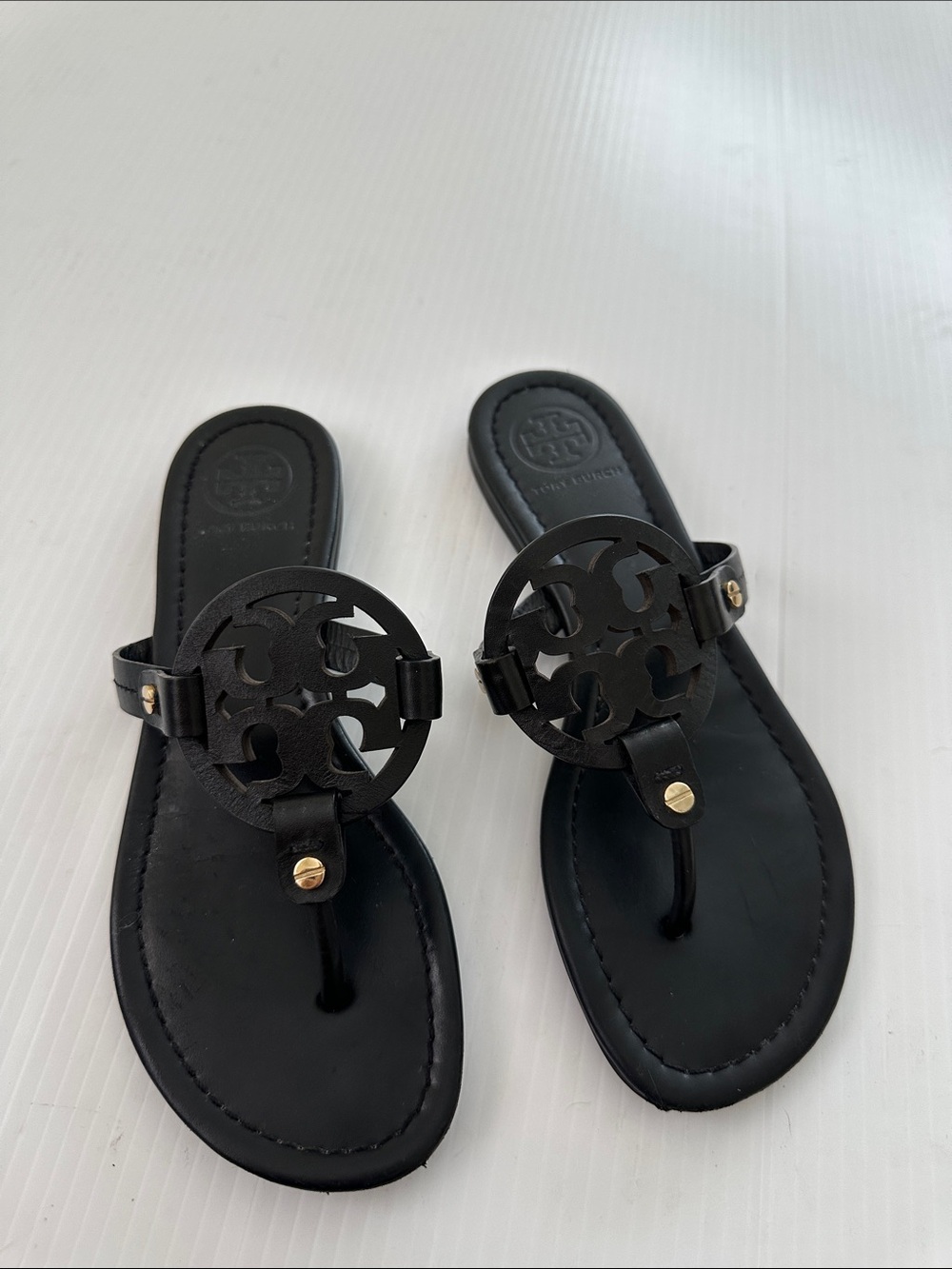 Tory Burch Miller Sandals Black, 7